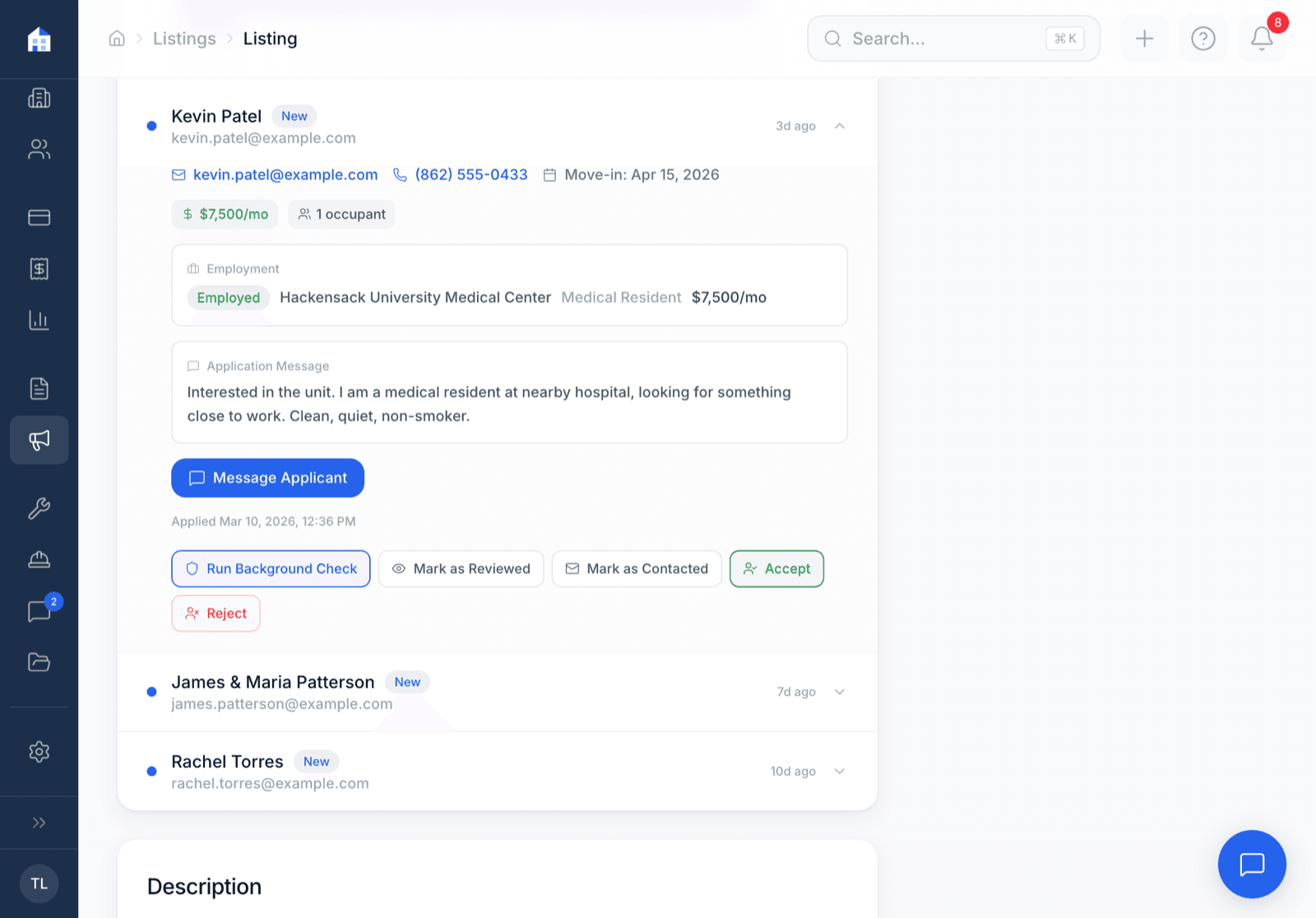 Domara application review with AI summaries