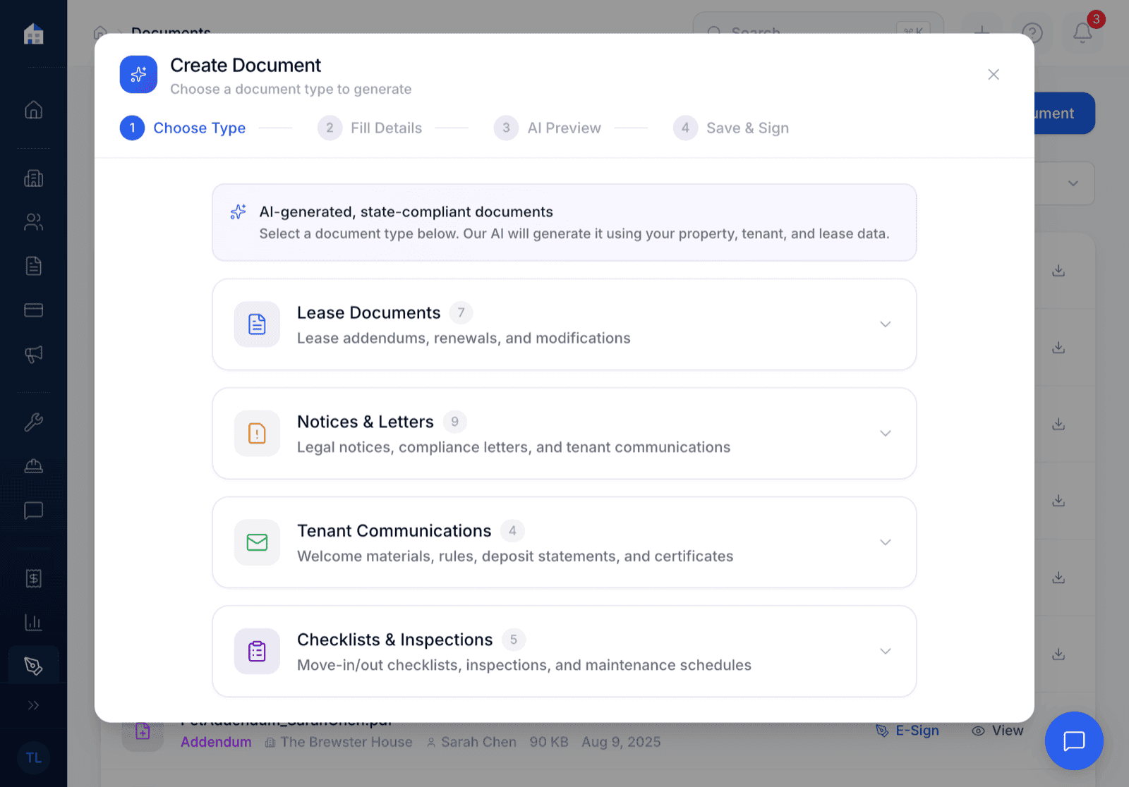 Domara AI notice generator for landlords